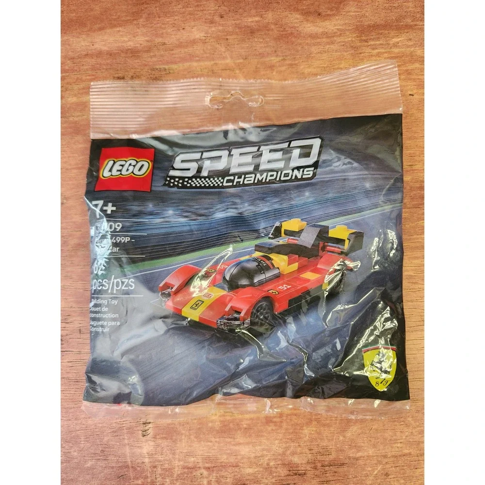 LEGO Speed Champions 30709 Ferrari 499P Le Mans Hypercar Polybag 62 Pcs NEW
